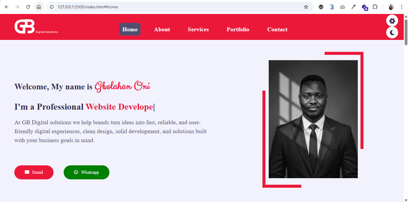 GB Global Services Website
